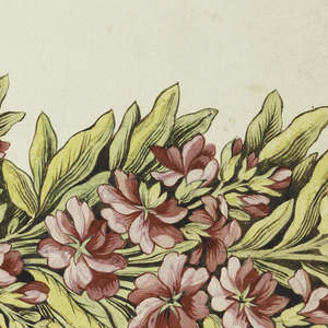 Drawing, Design for a printed framing, pattern no. 4 of the Fabrique de St. Ruf, 1795–1810