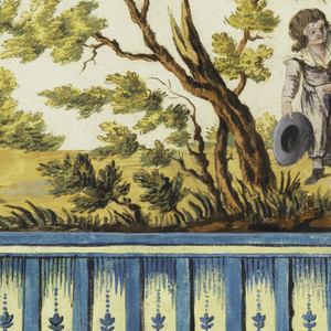 Drawing, Design for Wallpaper Frieze, 1780–1800