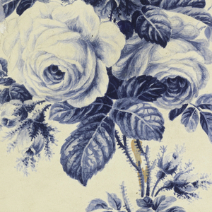Drawing, Design for Flowered Fabric or Wallpaper, 1880–90