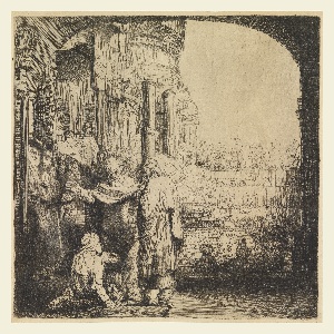 Print, Peter and John at the Gate of the Temple, 1659