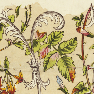 Print, Trial Proof for a Flower Chintz, 1820–30