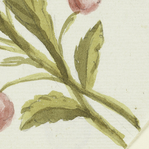 Drawing, Design for Corner Motif for Woven or Embroidered Border, 1820–50