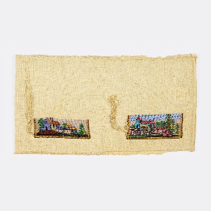 Textile With Bead Embroidery (Mexico), 19th century