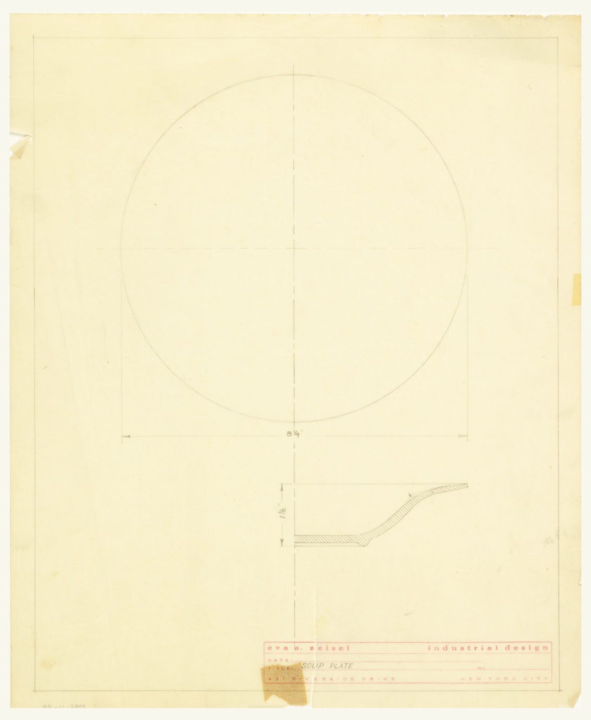 Drawing, Soup Plate