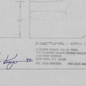 Drawing, Furniture, Decorative Arts and Design, 1992