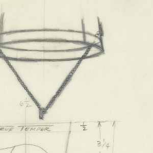 Drawing, True Temper - Hammer Zipper A16, 1958