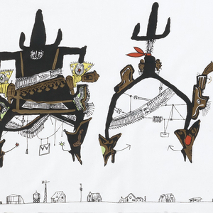Textile, Cowboys, ca. 1952