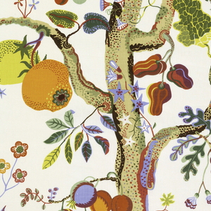 Textile, Vegetable Tree, designed 1944; this printing 1981