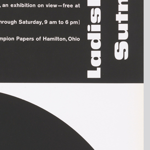 Poster, Sutnar: Visual Design in Action/ The American Institute of Graphic Arts, 1961, printed later