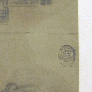 Drawing, Groups of Women at Beach, Cullercoats, England, 1881–82