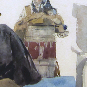 Drawing, Deck Passengers, possibly 1878–1903