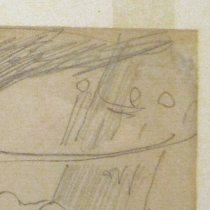 Drawing, Two Women Lashed to a Boat
