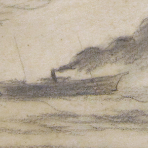 Drawing, Fishing Trawler, ca. 1881