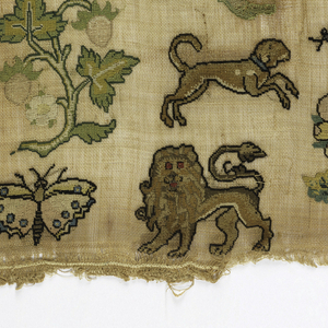 Sampler (England), 17th century