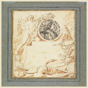 Drawing, Frontispiece for a History of Peter the Great, ca. 1780