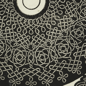 Print, Interlace Pattern with White Medallion, before 1521