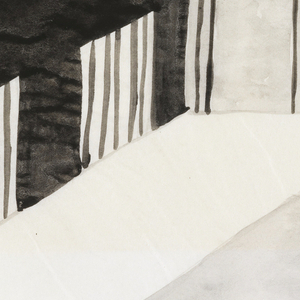 Drawing, Houses on a Street, 1938–39