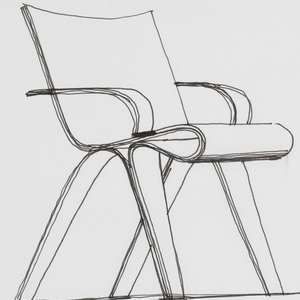 Drawing, Three Chair Designs, n.d.