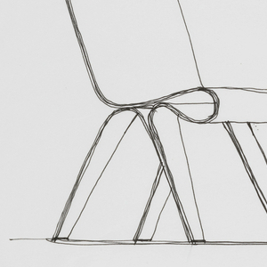 Drawing, Four Chair Designs, for Plycraft, n.d.