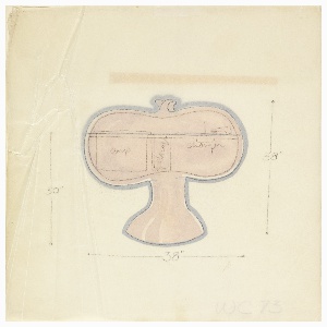 Drawing, Design for a Stereo Cabinet, 1973