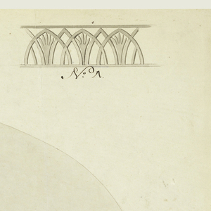 Drawing, Design for an Oval Gallery Tray, with Alternate Suggestions, 1827–35