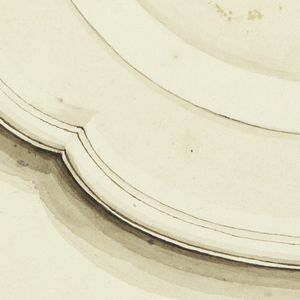 Drawing, Design for a Circular Platter, ca. 1810–25