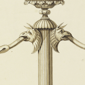 Drawing, Design for a Candlestick, 1825–35