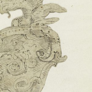 Drawing, Design for a Decorative Vase, 1775–1800