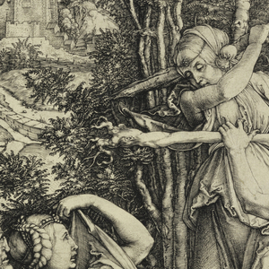 Print, Hercules at the Crossroads (The Effects of Jealousy), before 1500
