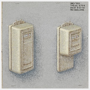 Drawing, Design for Two Regulators, May 22, 1950