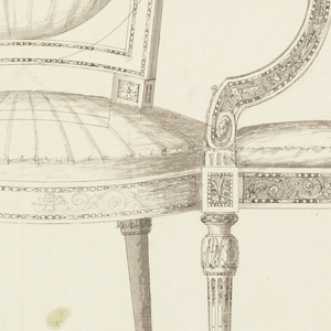 Drawing, Design for Two Chairs with Alternative Suggestions, 1760–65