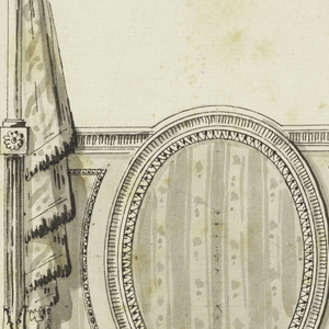 Drawing, Design for a Bed in the Polish Style, 1780