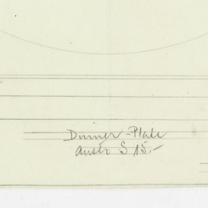 Drawing, Design for Dinner Plate, 1926