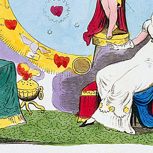 Greeting Card, "When beauteous Myra...lifts her eyes...", ca. 1822