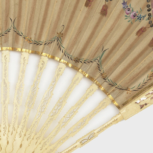 Folding Fan And Case, 1790–1800