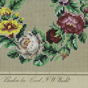 Drawing, Design for Berlin Wool Work, ca. 1860