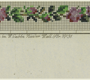 Drawing, Design for Berlin Wool Work, ca. 1860