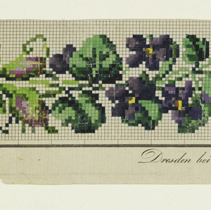 Drawing, Design for Berlin Wool Work, ca. 1860