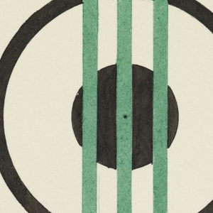 Drawing, Design for a Monogram: O.M., 1930–45