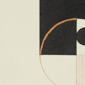 Drawing, Design for a Monogram: F. Q., 1930–45
