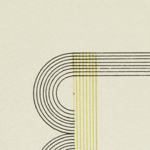 Drawing, Design for a Monogram: E. W., 1930–45