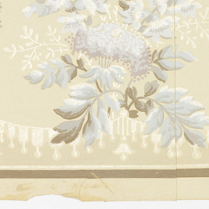 Ceiling Paper And Border (USA), 1895–1905