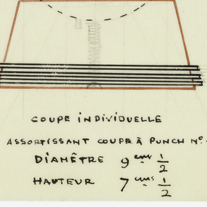 Drawing, Design for a Punch Cup, 1943