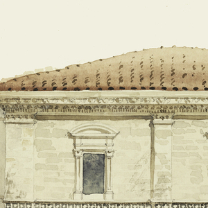 Drawing, Loggia del Papa o dei Nobile (Loggia of the Pope or the Nobility), Siena, Italy, October 10, 1890