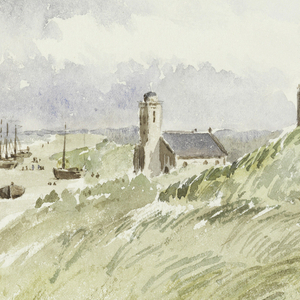 Drawing, The Shore at Kativigh, Holland, August 21, 1887