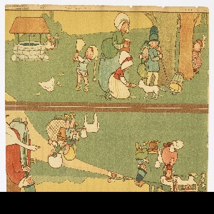 Frieze, Mother Goose Frieze, 1913