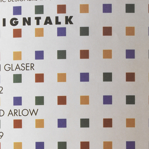 Poster, Designtalk: Lecture Series at Cooper Union, 1996