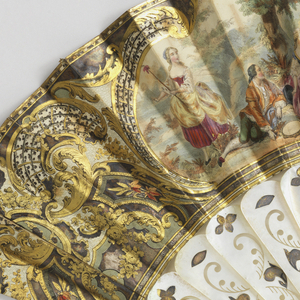 Pleated Fan (France), 1840–60