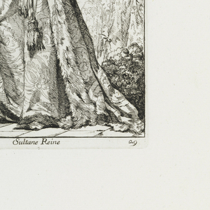 Print, Sultane Reine (The Queen Sultana), plate 29 from Caravanne du Sultan à la Mecque (The Sultan