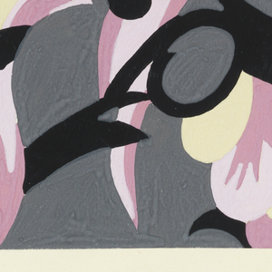 Drawing, Textile Design: Abisag, 1910–17